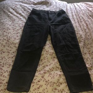 Black American Eagle Mom Jeans